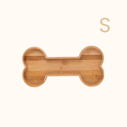 Bone Bamboo Dog Bowl