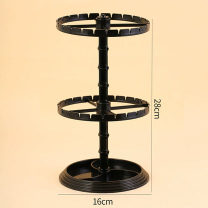 Multi-Layer Rotating Jewelry Storage Rack