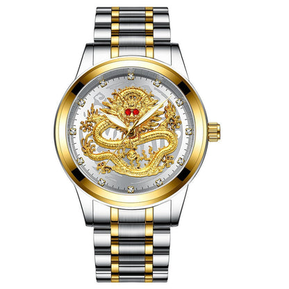 ⌚Embossed Golden Dragon Watch⌚✨