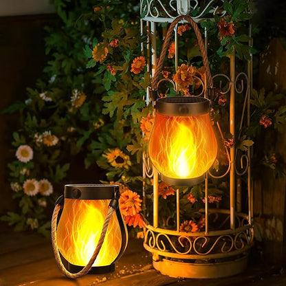 ✨Last Day 49% OFF-Dancing flame Solar Lantern Outdoor Lights