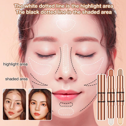 Double-ended contour stick