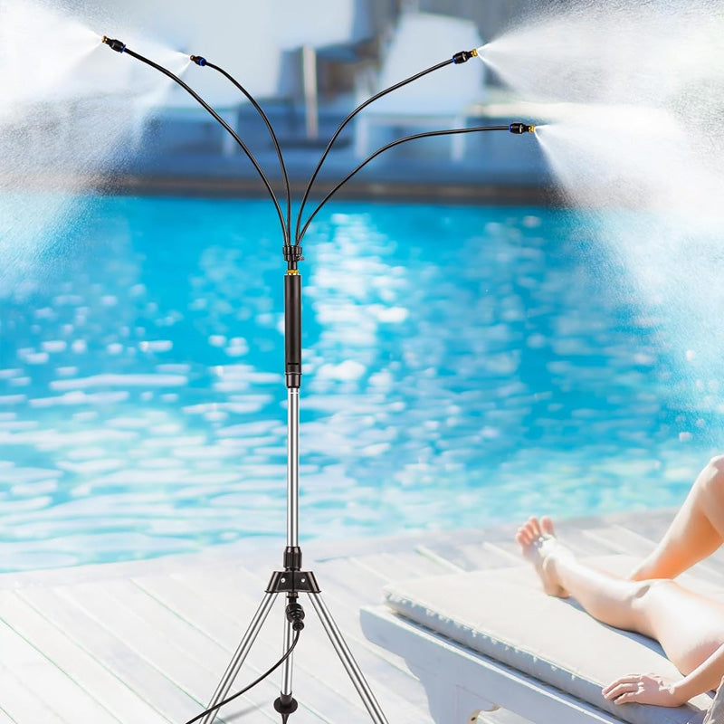Outdoor Courtyard Cooling Mist Set