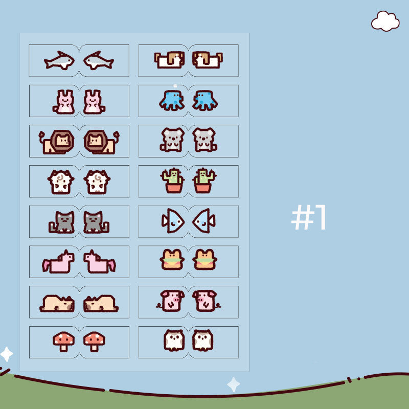 Cute Ocean Notebook Marker Stickers