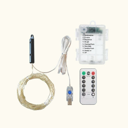 Christmas tree decoration light string