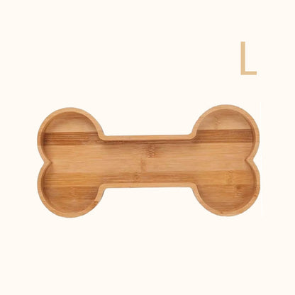 Bone Bamboo Dog Bowl
