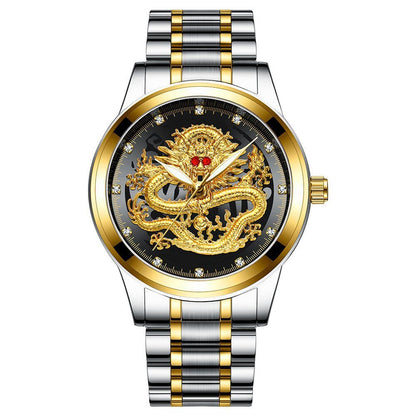 ⌚Embossed Golden Dragon Watch⌚✨