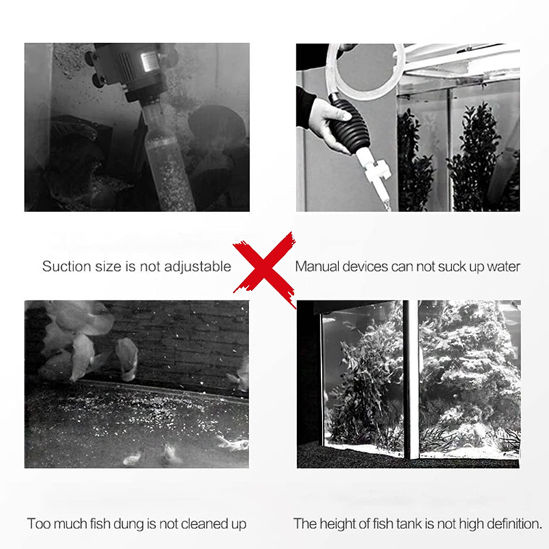 Electric Suction Aquarium Water Changer Filter Cleaner