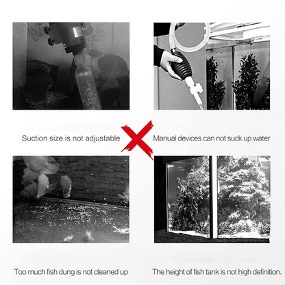 Electric Suction Aquarium Water Changer Filter Cleaner